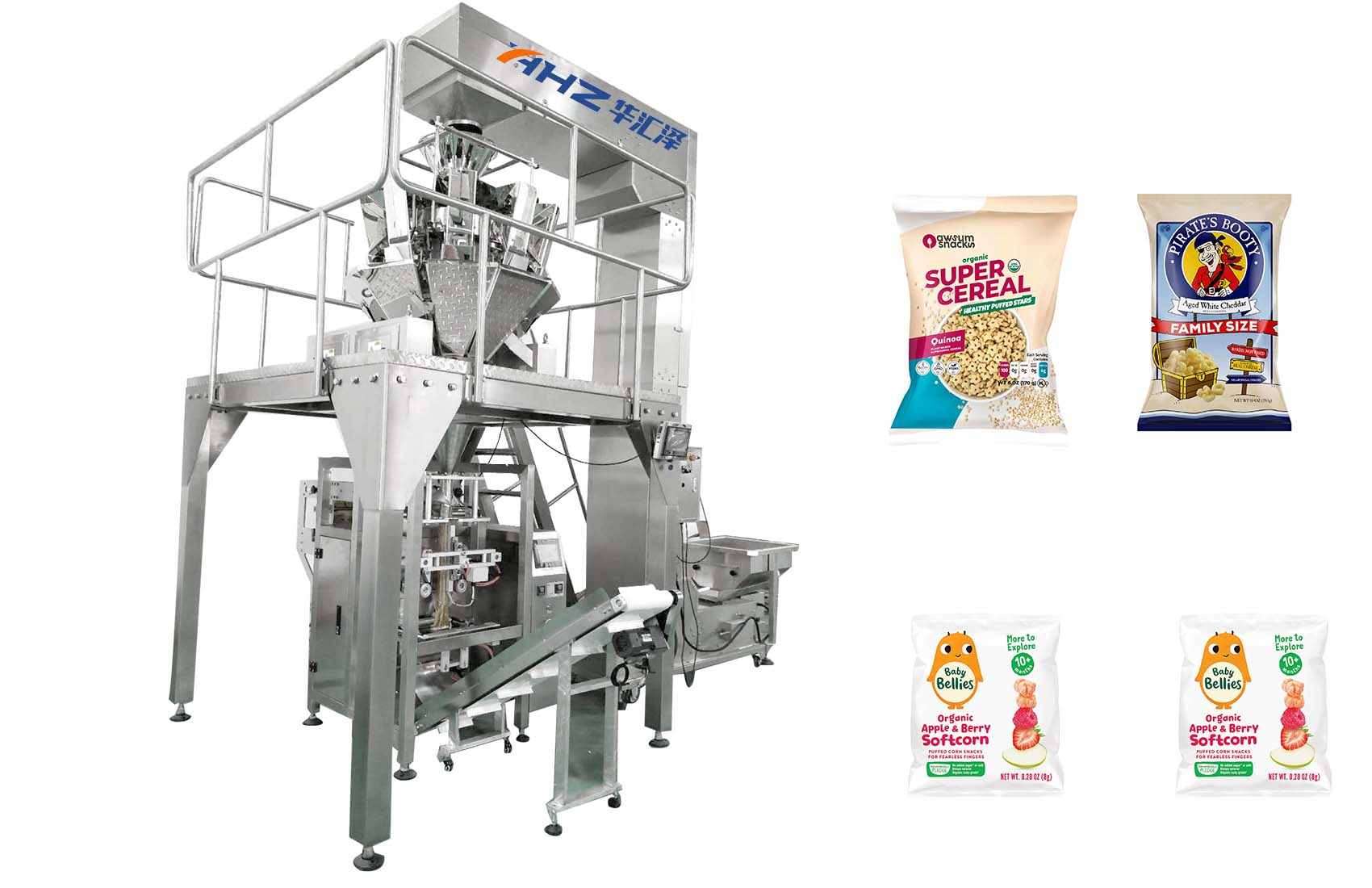 Automatic vertical multi-head combination weigher packaging machine (4)