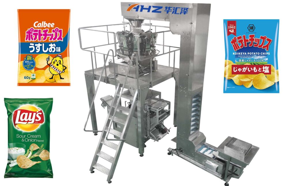 Potato chip granule vertical packaging machine (1)