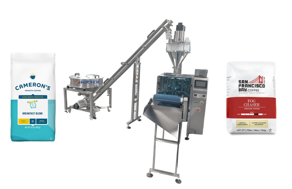 Vertical powder coffee powder fill packaging machine