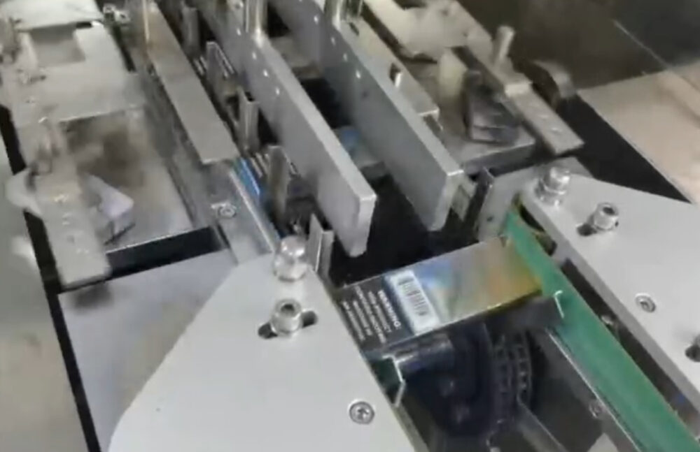 cigarette box packaging machine