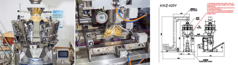 chips packing machine, banana chips packing machine,chips Vertical Packaging Machine